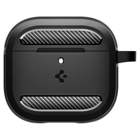 Spigen Rugged Armor Apple Airpods (4. gen) Case m. Karabinhage - Sort