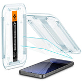 Spigen Samsung Galaxy S24 FE EZ Fit Glas.tR Skærmbeskyttelse 2. Stk - Case Friendly - Gennemsigtig