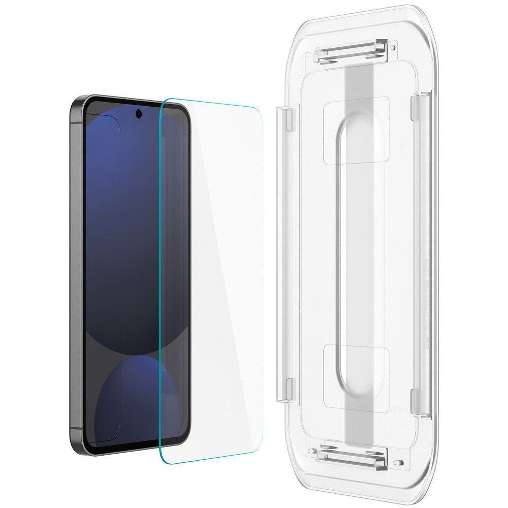 Spigen Samsung Galaxy S24 FE EZ Fit Glas.tR Skærmbeskyttelse 2. Stk - Case Friendly - Gennemsigtig