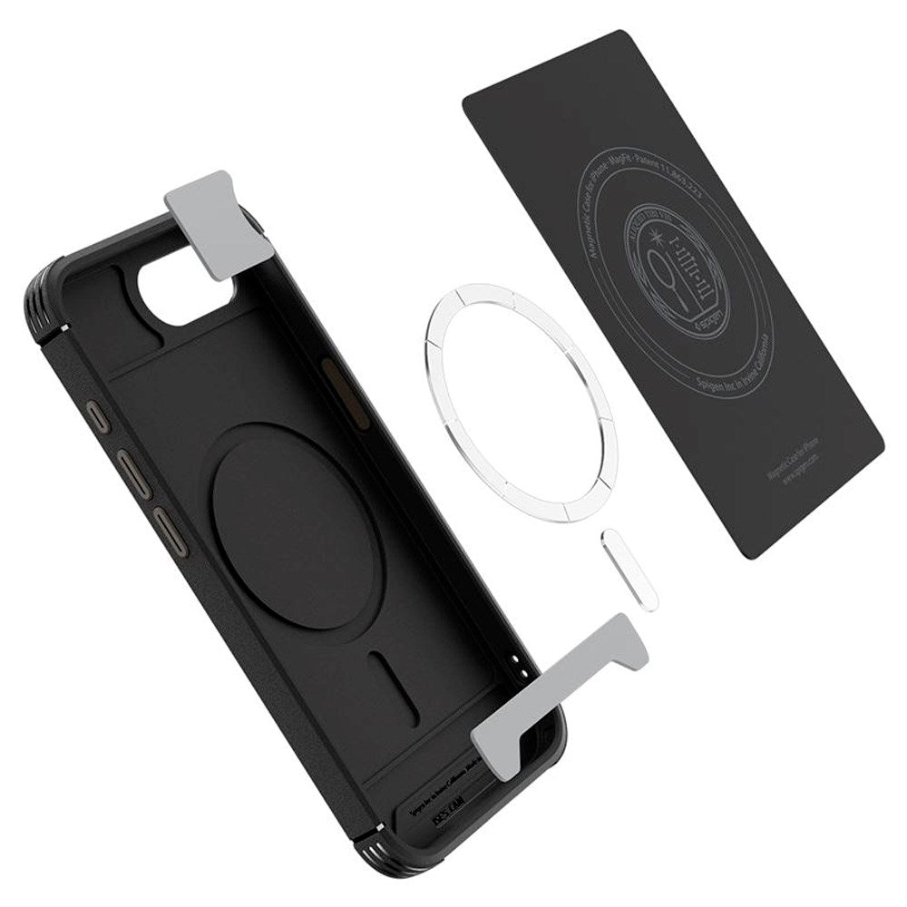 iPhone 16e - Spigen Core Armor Cover - MagSafe Kompatibel - Mat Sort