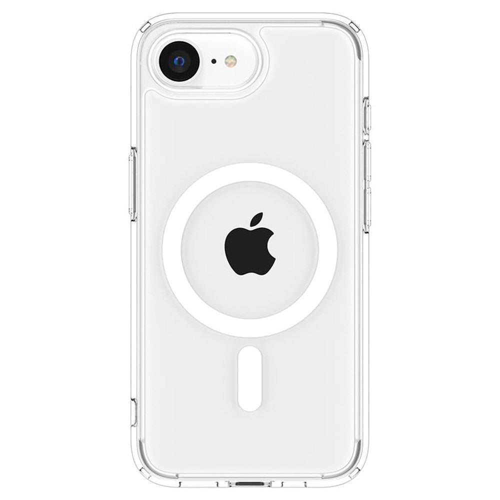 Spigen iPhone 16e Ultra Hybrid Plast Cover - MagSafe Kompatibel - Gennemsigtig / Hvid