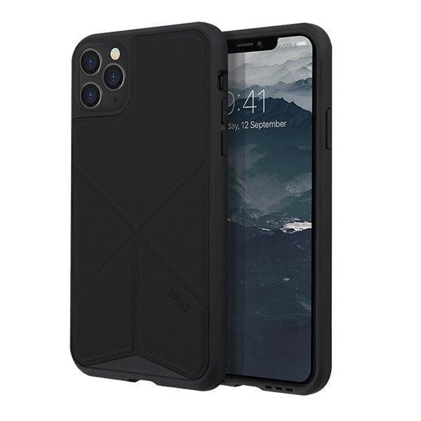 iPhone 11 Pro Max UNIQ Transforma Origami Mobil Cover - Sort