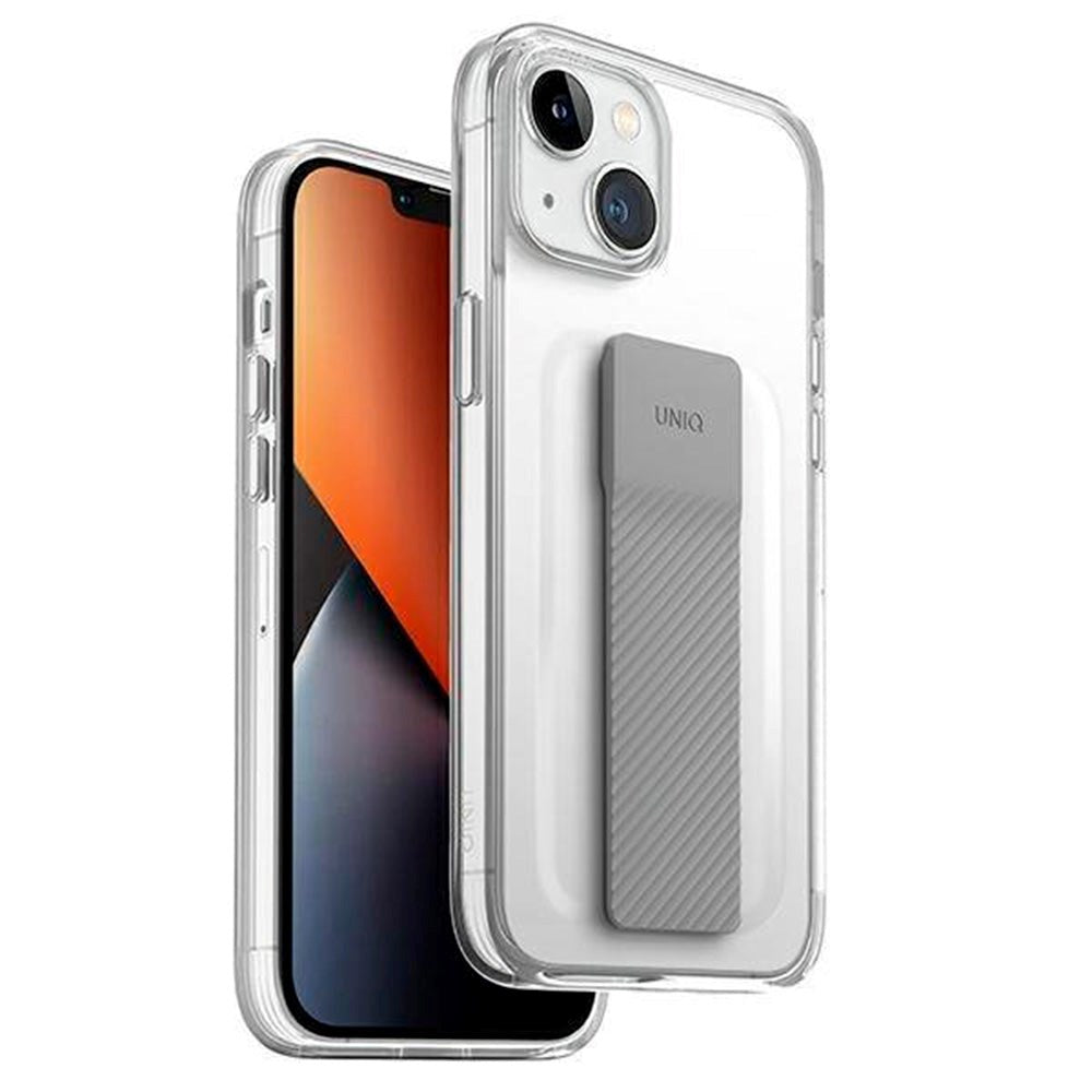 UNIQ Heldro Mount iPhone 14 Plus Fleksibelt Bagside Cover - Gennemsigtig