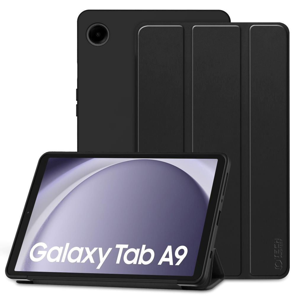 Samsung Galaxy Tab A9 Tech-Protect Smartcase Flip Cover - Sort