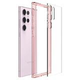 Samsung Galaxy S23 Ultra Spigen Ultra Hybrid Mobil Cover - Gennemsigtig / Rose Crystal