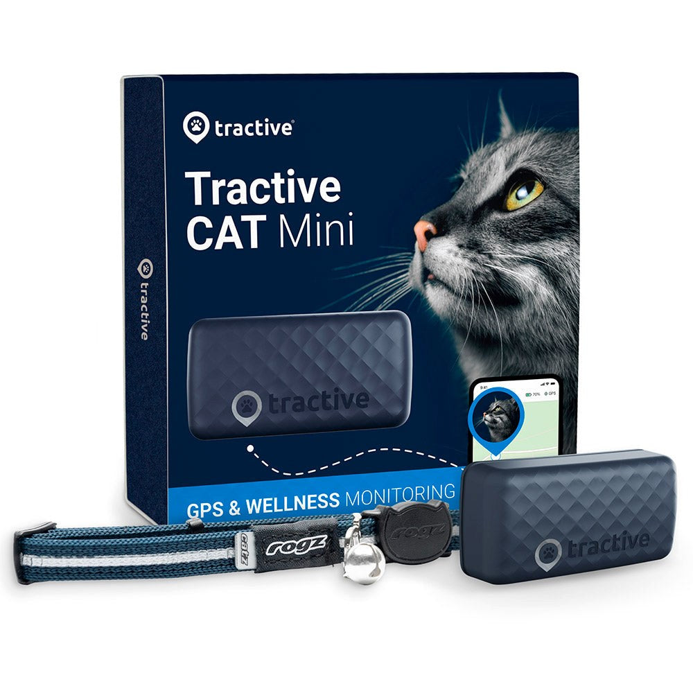 Tractive GPS Cat Mini - Tracker til Kat - Mørkeblå