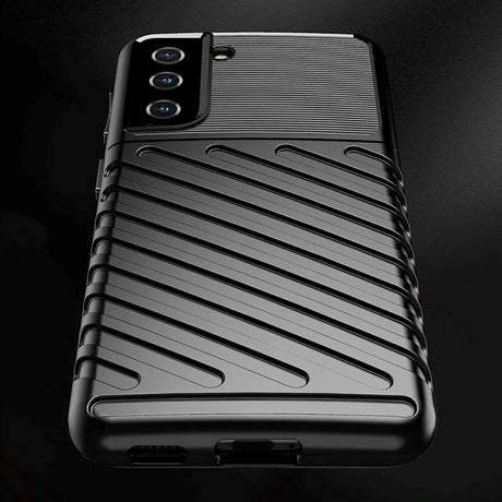 Samsung Galaxy S23 Thunder Series Bagside Cover TPU- Sort