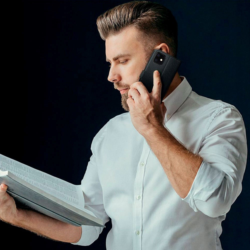 Tech-Protect Samsung Galaxy M34 (5G) / F34 (5G) Flip Wallet m. Pung & Ståfunktion - Sort