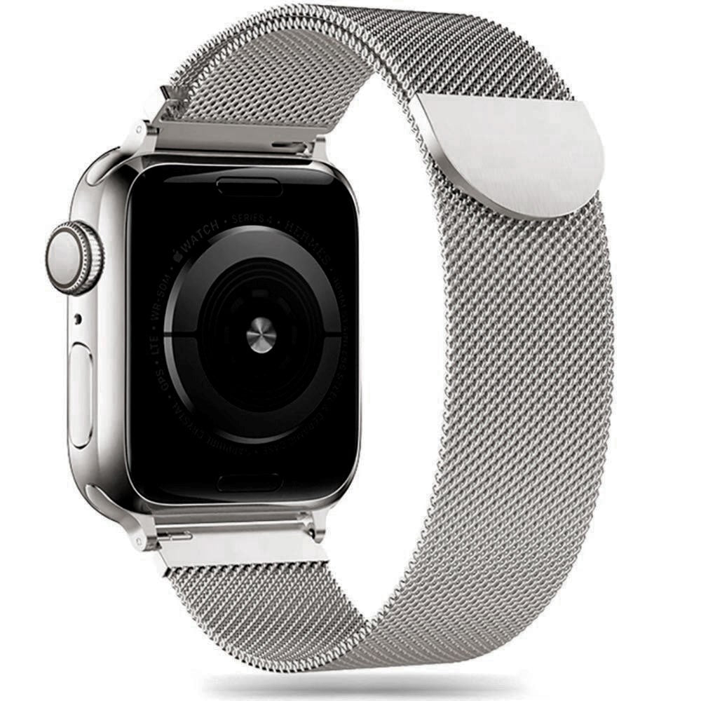 Tech-Protect Apple Watch (38/40/SE/41/42mm) Milanese Stål Rem - Stålfarvet
