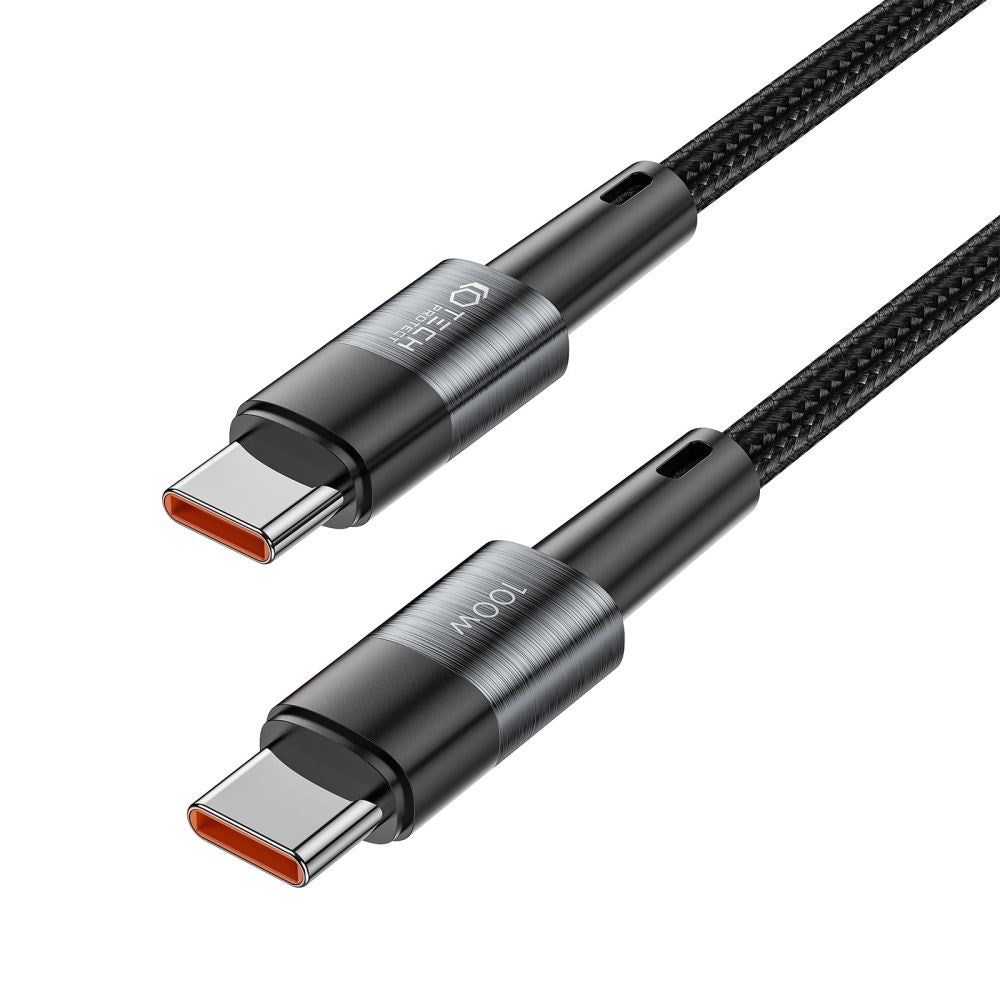 Tech-Protect Ultraboost USB-C til USB-C Kabel 100W/5A - 50cm - Grå