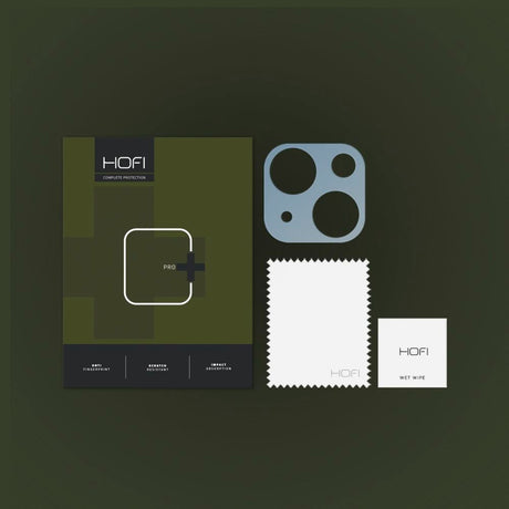 iPhone 14 / 14 Plus / 15 / 15 Plus HOFI Alucam Pro+ Metal Beskyttelse til Kameralinser - Blå