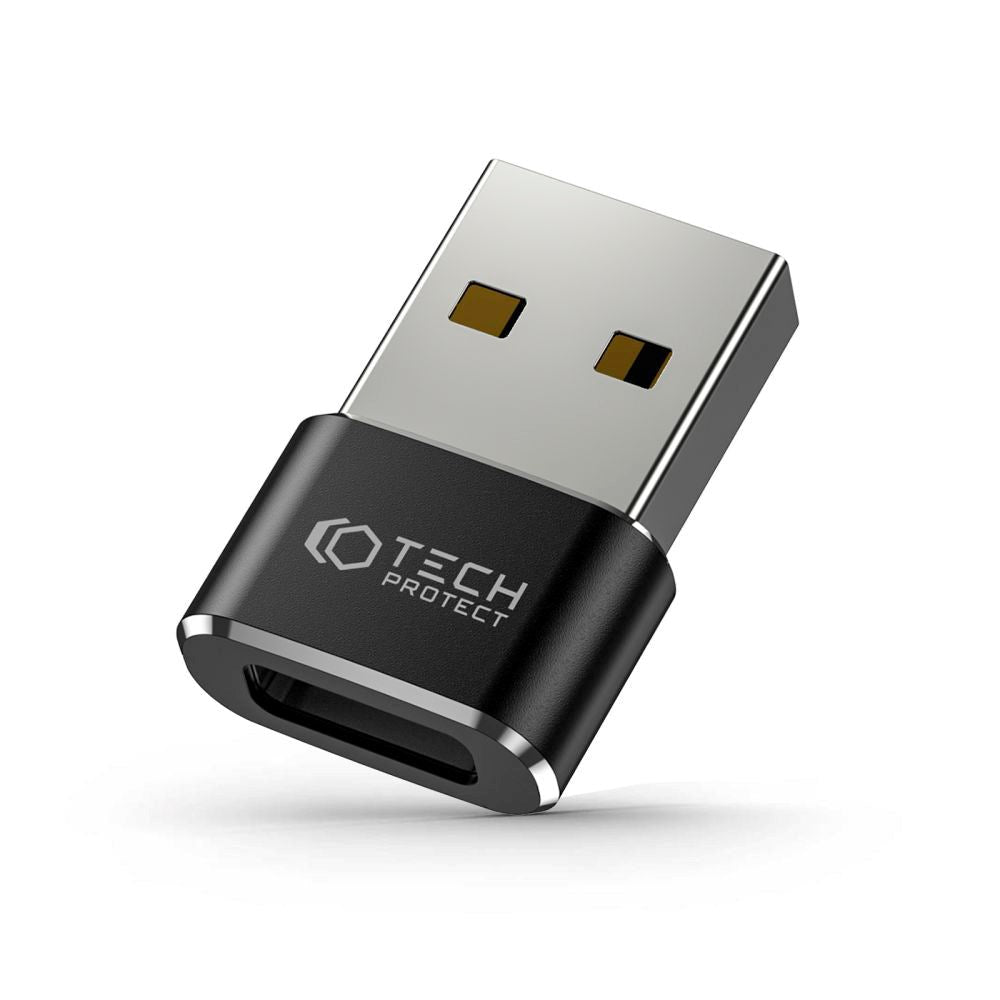 Tech-Protect Trådløs USB-A Til USB-C Adapter - Sort