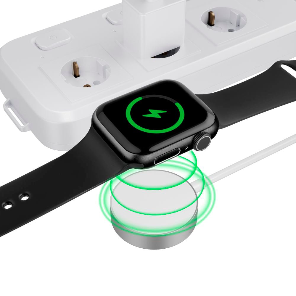 Tech-Protect Opladningskabel til Apple Watch (2.5W) - 1.2m - Hvid