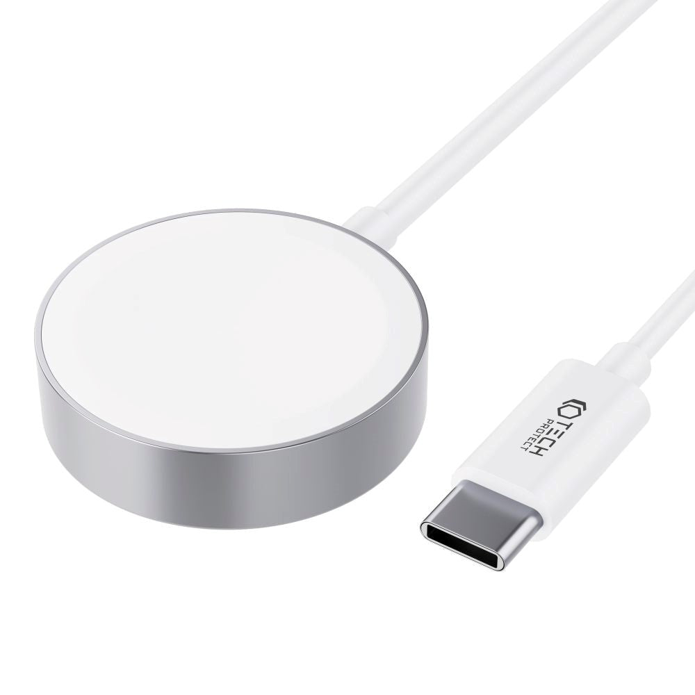 Tech-Protect Opladningskabel til Apple Watch (2.5W) - 1.2m - Hvid