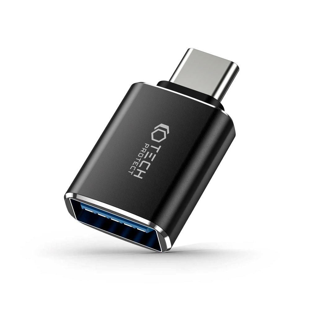 Tech-Protect Trådløs USB-C Til USB-A Adapter - Sort