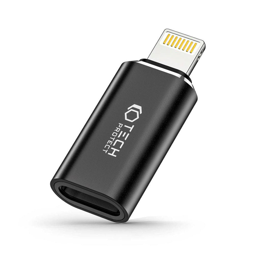 Tech-Protect Trådløs Lightning til USB-C Adapter - Sort