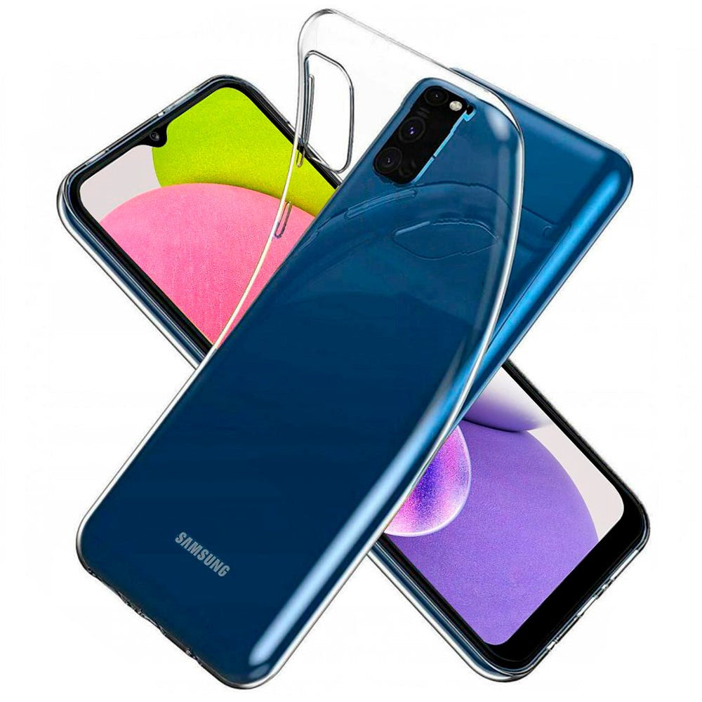 Samsung Galaxy A03s Tech-Protect FlexAir Crystal Fleksibelt Plast Bagside Cover - Gennemsigtig