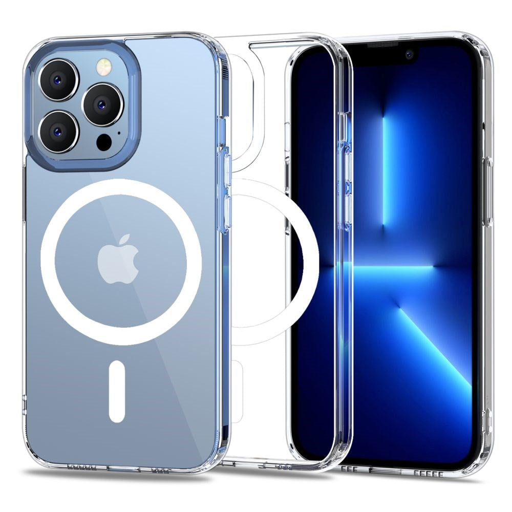 iPhone 13 Pro Max Tech-Protect Magmat Mobil Cover - MagSafe Kompatibel - Gennemsigtig