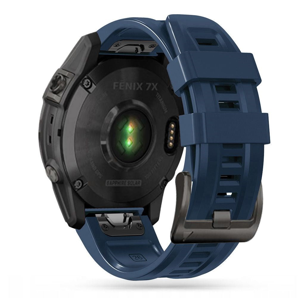Tech-Protect Universal Garmin 22mm Iconband Line Silikone Rem - Navy Blå