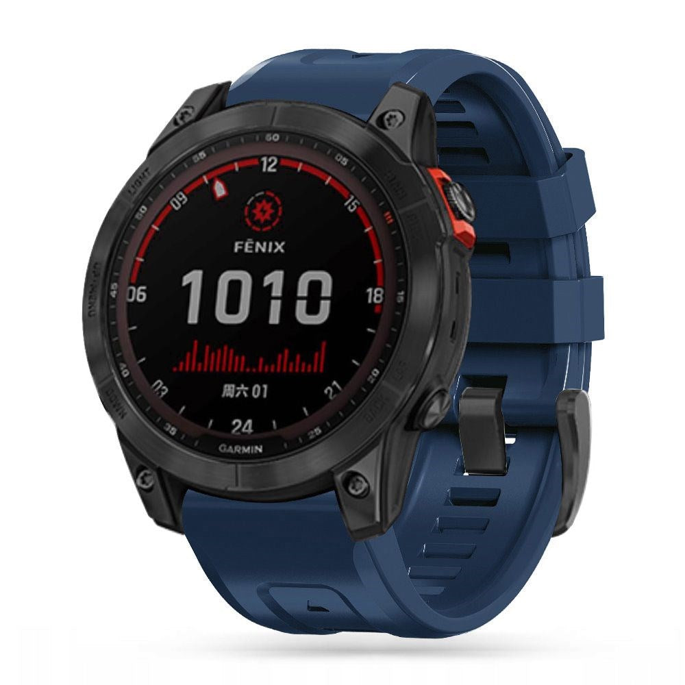 Tech-Protect Universal Garmin 26mm Iconband Line Silikone Rem - Navy Blå