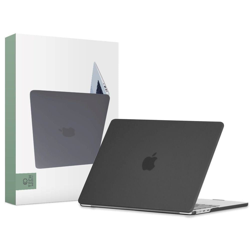 MacBook Air 13" M2/M3/M4 (2022-2025) - Tech-Protect Smartshell MacBook Case - Matte Black