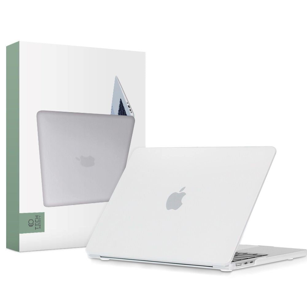 MacBook Air 13" M2/M3/M4 (2022-2025) - Tech-Protect Smartshell MacBook Case - Matte Clear