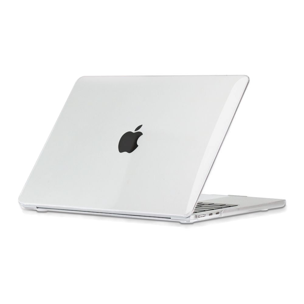MacBook Air 13" M2/M3/M4 (2022-2025) - Tech-Protect Smartshell MacBook Case - Crystal Clear
