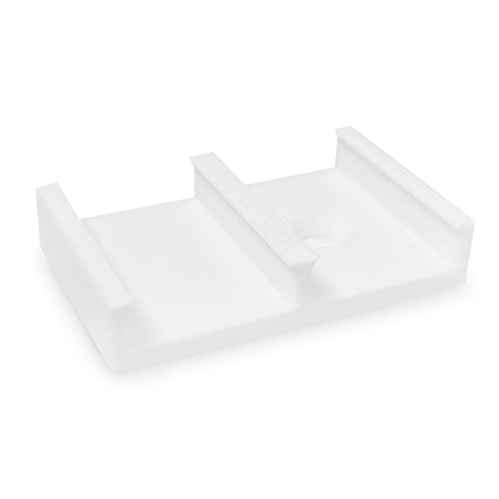 Light Solutions - Dobbelt Beslag til Hue LightStrip V4 & Gradient - 10 stk. - Hvid