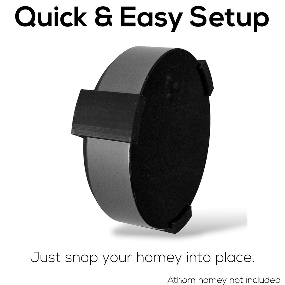 Light Solutions - Homey Pro Hub Vægbeslag - Sort