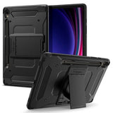 Samsung Galaxy Tab S9 Tough Armor Pro Bagside Cover m. S-Pen Holder & Kickstand - Sort