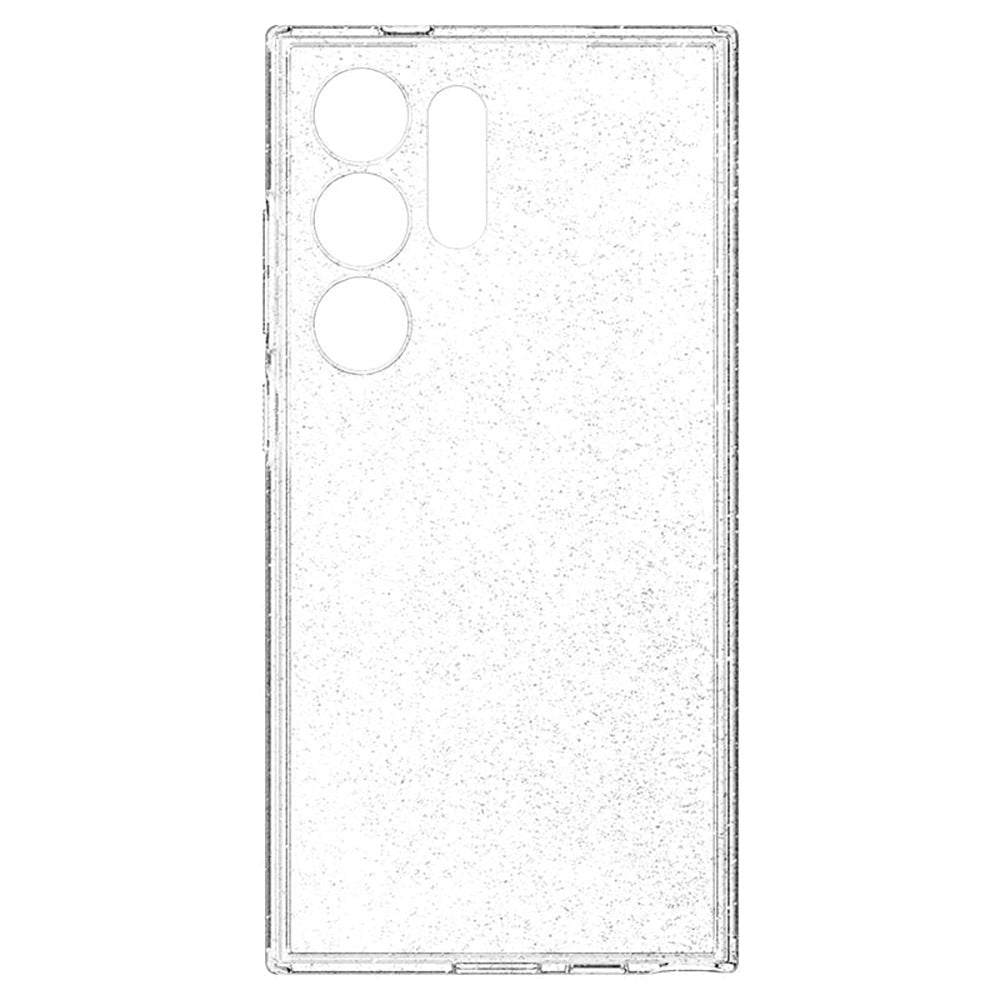 Samsung Galaxy S24 Ultra Spigen Liquid Crystal Glitter Bagside Cover - Gennemsigtig