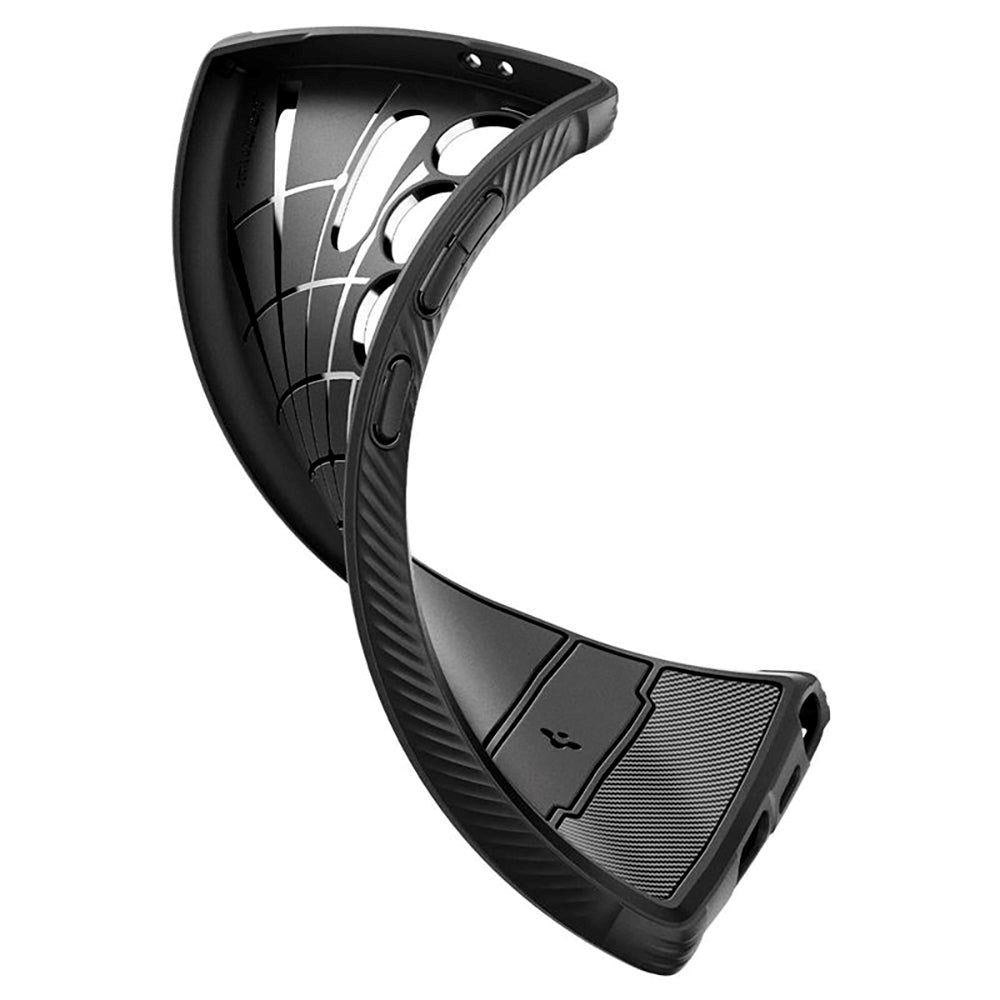 Samsung Galaxy S24 Ultra Spigen Rugged Armor Mobil Cover - Sort