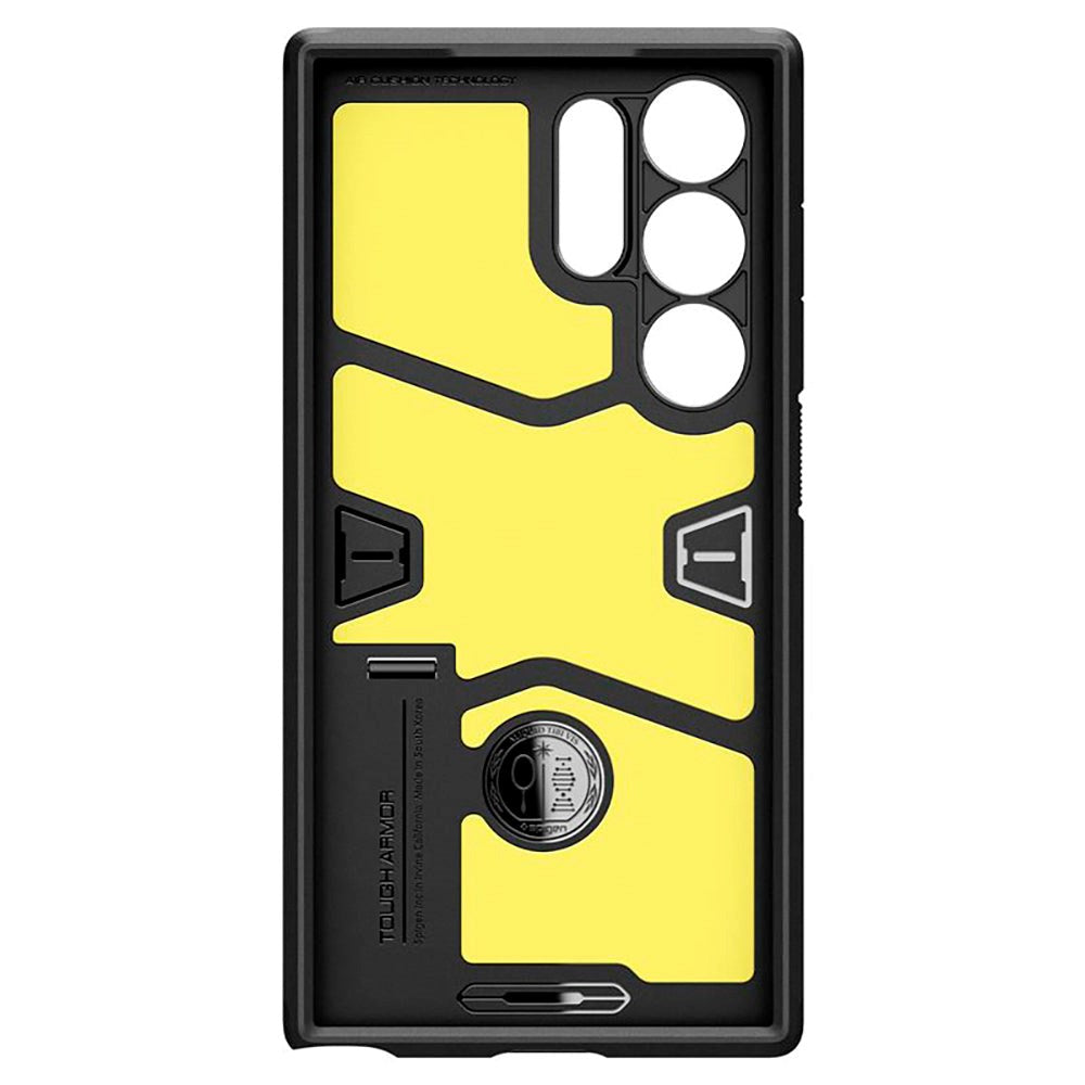 Samsung Galaxy S24 Ultra Spigen Tough Armor Mobil Cover - Sort