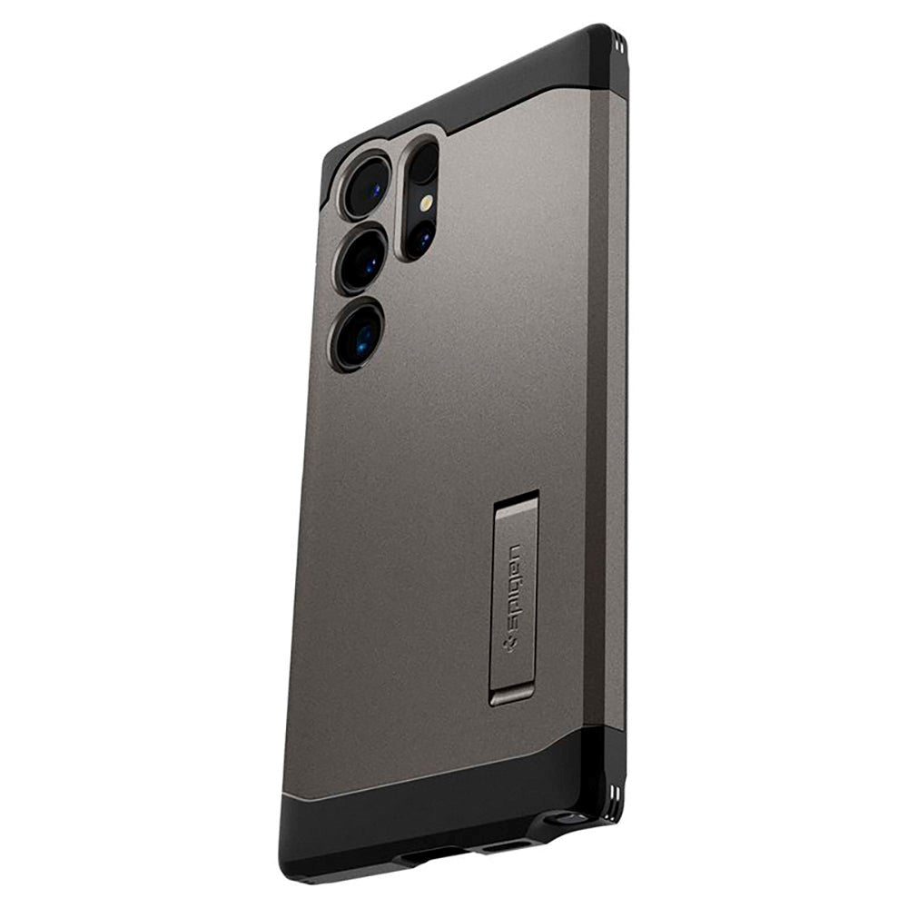 Spigen Samsung Galaxy S23 Ultra Tough Armor Case m. Kickstand - Gunmetal