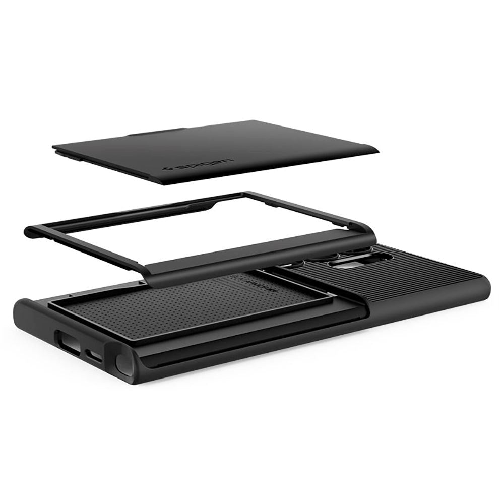 Samsung Galaxy S24 Ultra Spigen Slim Armor CS Bagside Cover - Sort