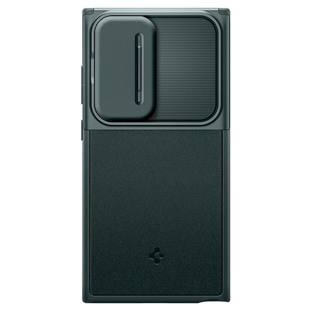 Spigen Samsung Galaxy S24 Ultra Optik Armor Cover - Mørkegrøn