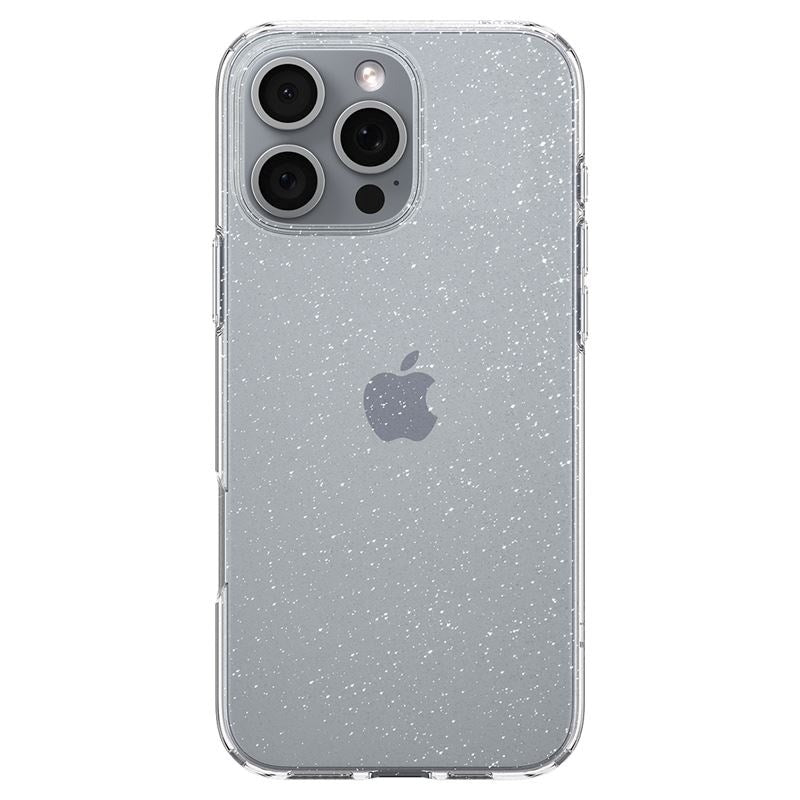 Spigen iPhone 16 Pro Max Liquid Crystal Glitter Bagside Cover - Gennemsigtig