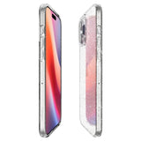 Spigen iPhone 16 Pro Max Liquid Crystal Glitter Bagside Cover - Gennemsigtig