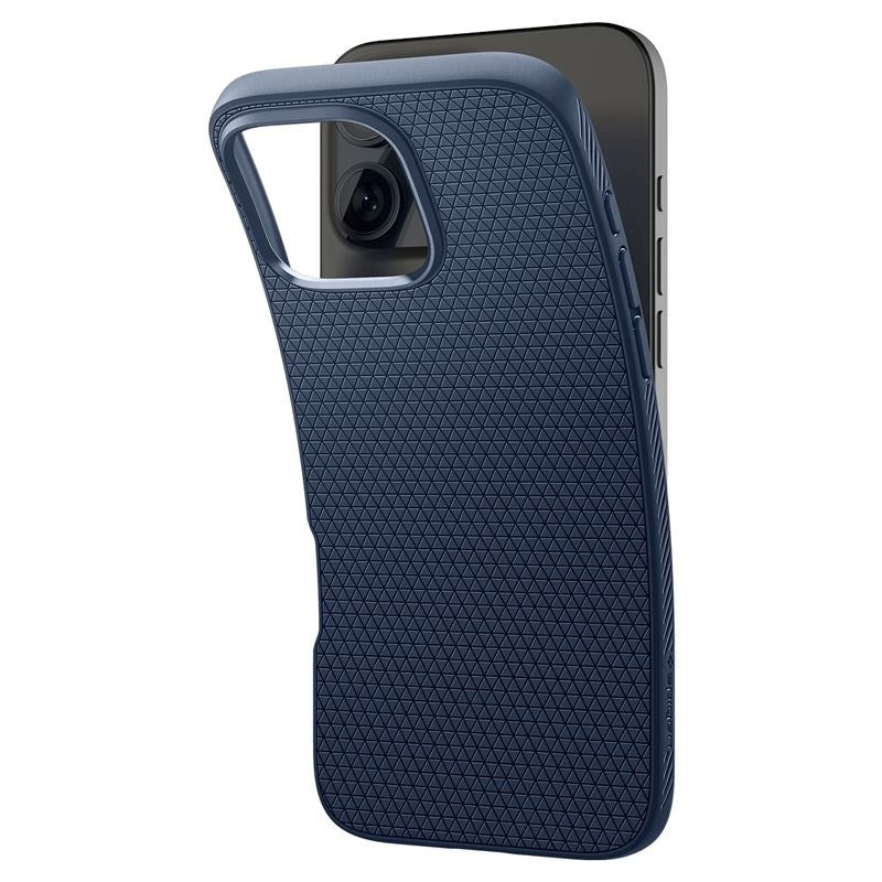 Spigen iPhone 16 Pro Max Liquid Air Bagside Cover - Blå