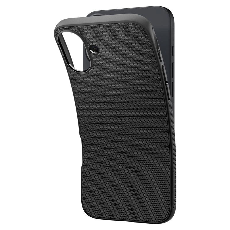 Spigen iPhone 16 Plus Liquid Air Bagside Cover - Sort