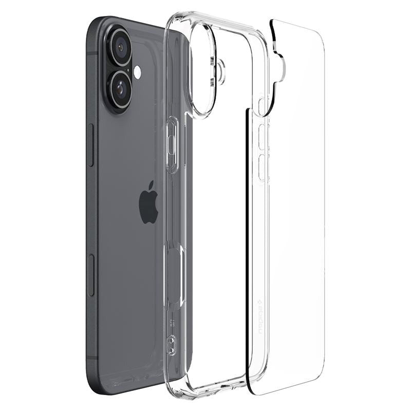 Spigen iPhone 16 Plus Crystal Hybrid Cover - Gennemsigtig