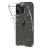 Spigen iPhone 16 Pro Max Liquid Crystal Glitter Bagside Cover - Gennemsigtig