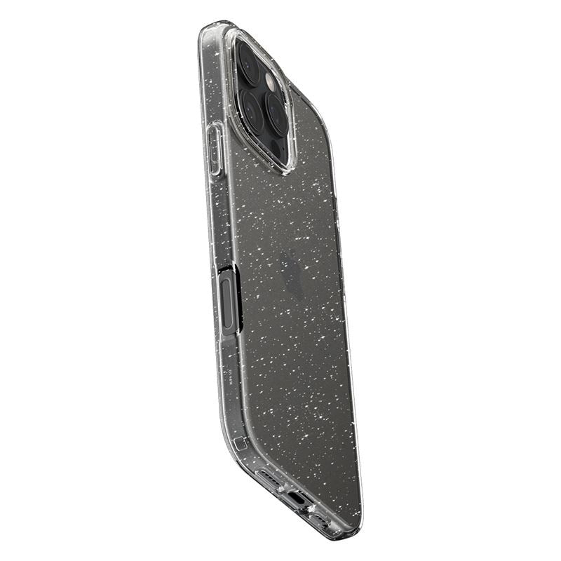 Spigen iPhone 16 Pro Liquid Crystal Glitter Bagside Cover - Gennemsigtig