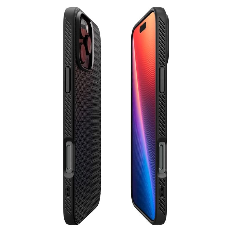Spigen iPhone 16 Pro Liquid Air Bagside Cover - Sort