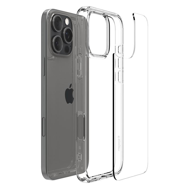 Spigen iPhone 16 Pro Crystal Hybrid Cover - Gennemsigtig