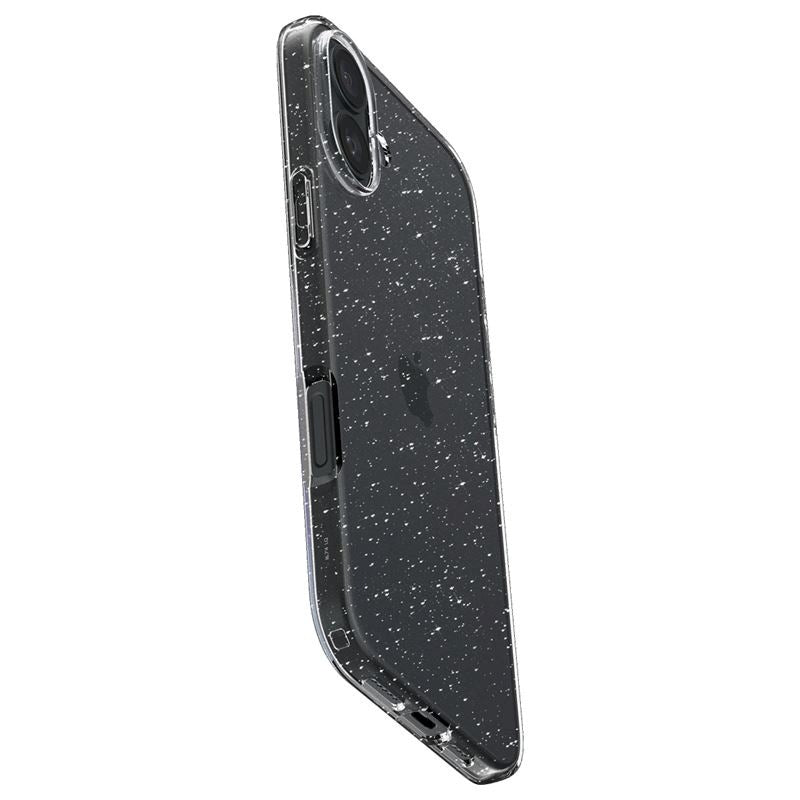 Spigen iPhone 16 Liquid Crystal Glitter Bagside Cover - Gennemsigtig