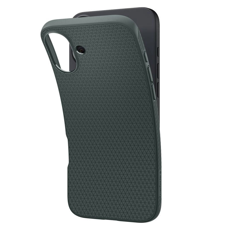 Spigen iPhone 16 Liquid Air Bagside Cover - Grøn