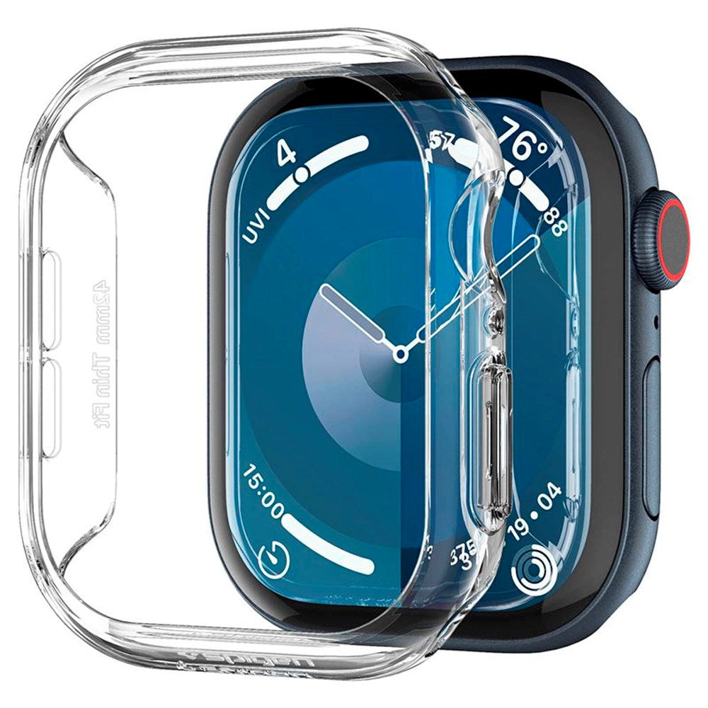Apple Watch 11 / 10 (46mm) - Spigen Thin Fit Cover - Gennemsigtig