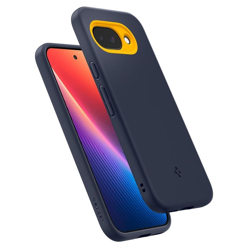 Google Pixel 9a - Spigen Nano Pop Cover - MagSafe Kompatibel - Blå / Gul