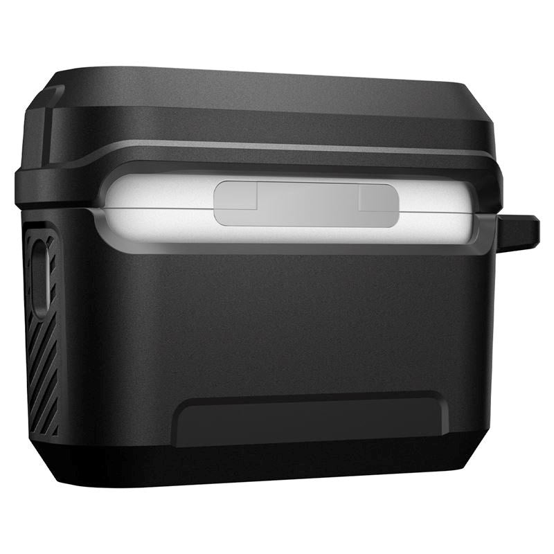 Spigen - Apple AirPods Pro (3. gen.) Lock Fit Cover - Matte Black